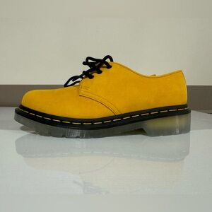 Yellow Dr. Martens shoes